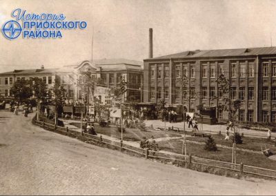 Вид на завод им. Ленина из окна Ф.З.У 1935