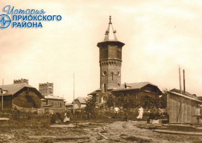 Колония Ляхово Водонапорная башня, баня и прачечная для служащих 1901