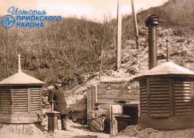 Колония Ляхово Водонасосная станция на берегу р. Ока 1902