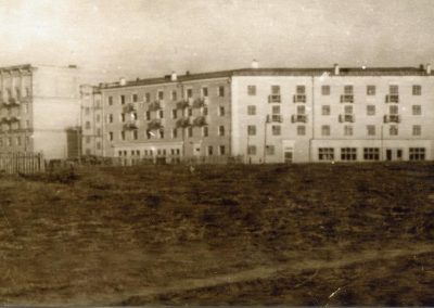 Первый дом ул. Омская (№13 ул. Бонч-Бруевича) 1948
